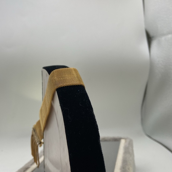 victorian gold plated mesh and tassel style bracelet - Picture 4 of 5